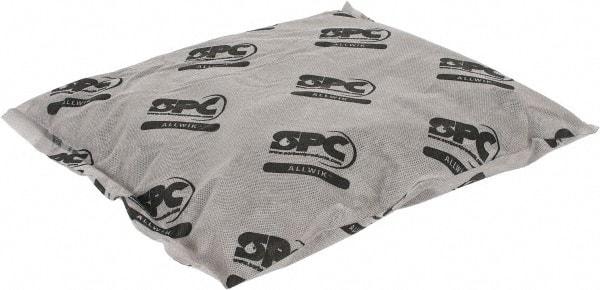 Brady SPC Sorbents - 18 Inch Long x 18 Inch Wide Sorbent Pillow - 28 Gallon Capacity, Universal - Apex Tool & Supply
