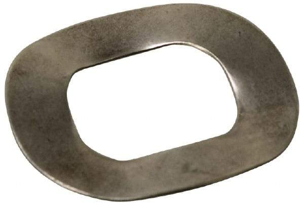 Value Collection - M4 Screw, 4.3mm ID x 9mm OD, Grade 18-8 Stainless Steel Wave Disc Spring - 0.5mm Thick, 2mm Overall Height - Apex Tool & Supply