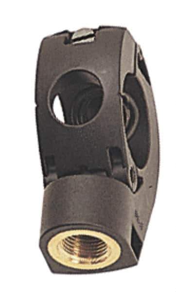 Transair - 1/2 Female NPT, 7/8" ID, Air Hose Quick Assembly Mini Bracket - 232 Max psi, 4-5/8" Long, Plastic - Apex Tool & Supply