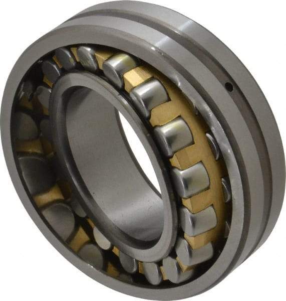 Value Collection - 1.9685" Bore Diam, 18,200 Lbs. Dynamic Capacity, Straight Spherical Roller Bearing - 3.5433" Outside Diam, 21,800 Lbs. Static Capacity, 0.9055" Thick - Apex Tool & Supply