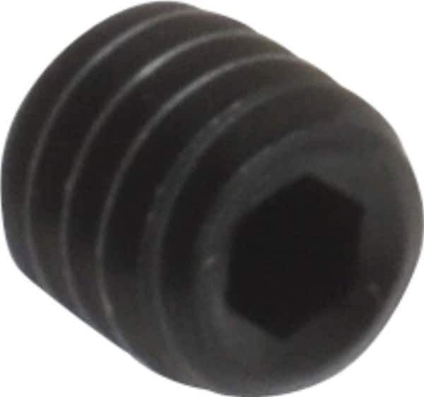 Value Collection - #4-48 UNF, 1/8" OAL, Cup Point Set Screw - Grade 8 Alloy Steel, 0.05" Key - Apex Tool & Supply