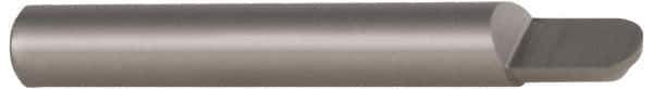 Accupro - 1/2" Shank Diam, 2" OAL, 1/2" Cut Diam, Ball Engraving Cutter - 9/16" LOC, 1 Flute, Right Hand Cut, Micrograin Solid Carbide, Uncoated - Apex Tool & Supply