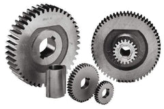 Boston Gear - 12 Pitch, 4.166" Pitch Diam, 4.333" OD, 50 Tooth Spur Gear - 3/4" Face Width, 1" Bore Diam, 14.5° Pressure Angle, Cast Iron - Apex Tool & Supply