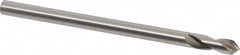 Interstate - 1/4" Body Diam, 90°, 4" OAL, High Speed Steel Spotting Drill - Apex Tool & Supply