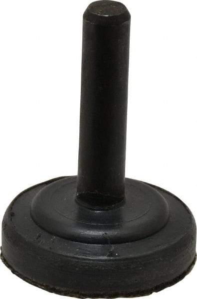 3M - 1" Diam Adhesive/PSA Disc Backing Pad - 1/4" Shank Diam, Medium Density, 20,000 RPM - Apex Tool & Supply