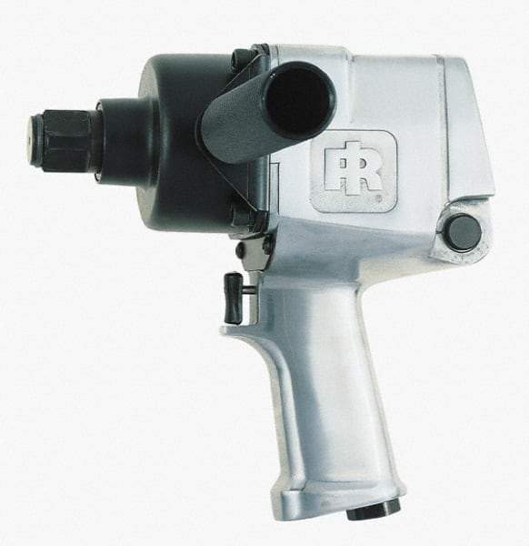 Ingersoll-Rand - 1" Drive, 6,000 RPM, 1,250 Ft/Lb Torque Impact Wrench/Ratchet - Pistol Grip Handle, 1,025 IPM, 10 CFM, 3/8" NPT Inlet - Apex Tool & Supply