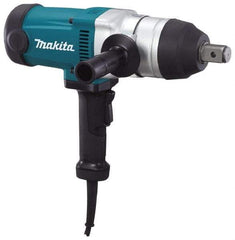 Makita - 1" Drive, 738 Ft/Lb Torque, Pistol Grip Handle, 1,400 RPM, Impact Wrench - 12 Amps, 120 Volts - Apex Tool & Supply