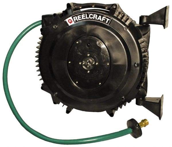 Reelcraft - 50' Spring Retractable Hose Reel - 125 psi, Hose Included - Apex Tool & Supply