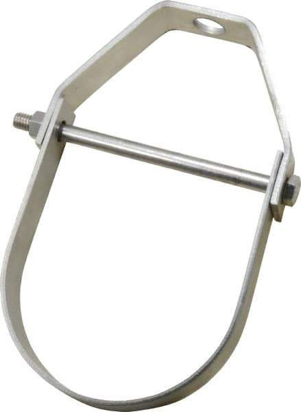 Empire - 4" Pipe, 5/8" Rod, Grade 304 Stainless Steel Adjustable Clevis Hanger - Apex Tool & Supply