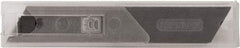 Stanley - 50 Piece Steel Utility Knife Blade - 2-1/8" OAL - Apex Tool & Supply