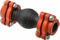 Mason Ind. - 1" Pipe, EPDM Single Arch Pipe Expansion Joint - 7" Long, 3/8" Extension, 3/4" Compression, 250 Max psi, Female NPT - Apex Tool & Supply