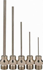 Value Collection - Blow Gun 5 Piece Needle Set - 1/8 MPT, 1-3/16, 1-3/4, 15/16, 2-15/32 & 2-3/4" Long - Apex Tool & Supply