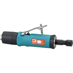 Dynabrade - 1/4" Collet, Straight Handle, Air Straight Die Grinder - 18,000 RPM, Rear Exhaust, 26 CFM, 0.5 hp, 90 psi, 1/4 NPT Inlet - Apex Tool & Supply