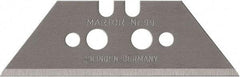 Martor USA - Carbon Steel Utility Knife Blade - 2.3622" Blade Length, 0.025" Blade Thickness - Apex Tool & Supply