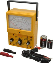 Simpson Electric - 12395, 1,000 VAC/VDC, Analog Manual Ranging Multimeter - 20 mOhm, Measures Voltage, Current, Resistance - Apex Tool & Supply