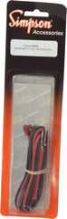Simpson Electric - Electrical Test Equipment Leads - Use with 160 Handi Shock Resistant Analog VOM - Apex Tool & Supply