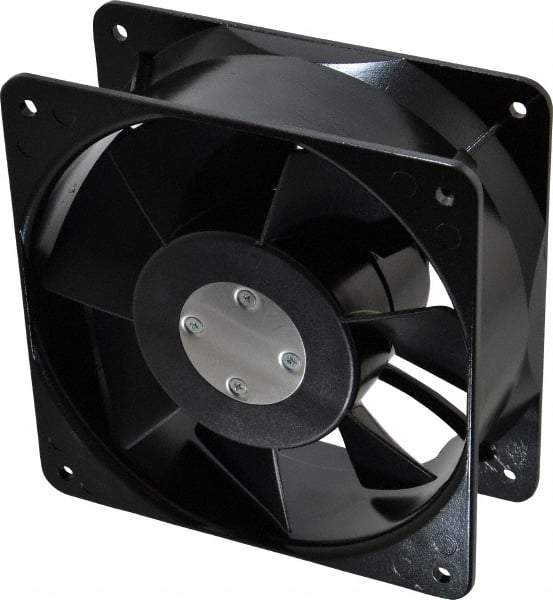 Value Collection - 115 Volts, AC, 260 CFM, Square Tube Axial Fan - 0.49 Amp Rating, 2,900 to 3,400 RPM, 6.3" High x 6.3" Wide x 2.44" Deep - Apex Tool & Supply