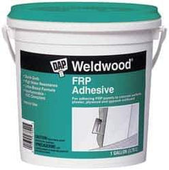 DAP - 128 Fluid Ounce Container, Gray, Tub Synthetic Latex Construction Adhesive - Service Temp from 40 to 60°F, Indoor - Apex Tool & Supply