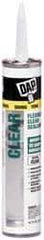 DAP - 10.1 oz Cartridge Clear Butyl Rubber Caulk - -30 to 200°F Operating Temp, 10 min Tack Free Dry Time - Apex Tool & Supply