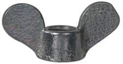 Value Collection - 5/16-18 UNC, Zinc Plated, Steel Standard Wing Nut - Grade 1015-1025, 1-1/4" Wing Span, 0.656" Wing Span, 15/32" Base Diam - Apex Tool & Supply