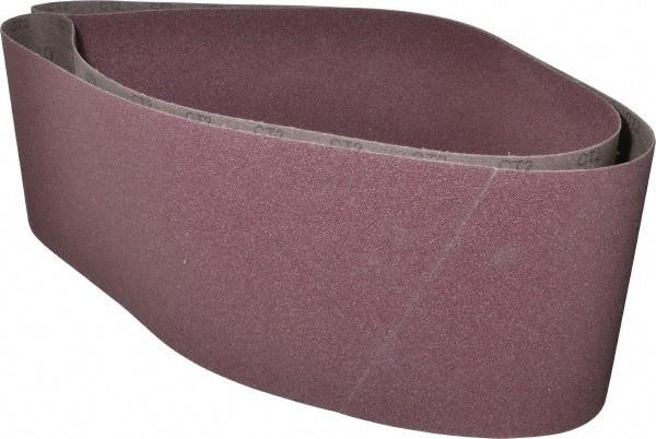 3M - 8" Wide x 107" OAL, 40 Grit, Aluminum Oxide Abrasive Belt - Aluminum Oxide, Coarse, Coated, X Weighted Cloth Backing, Series 341D - Apex Tool & Supply