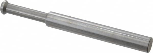 Accupro - 1/4" Cutter Head Diam, 1/32" Flat Width, 2-1/2" OAL, Solid Carbide, Single Right Hand Back Chamfer - Apex Tool & Supply