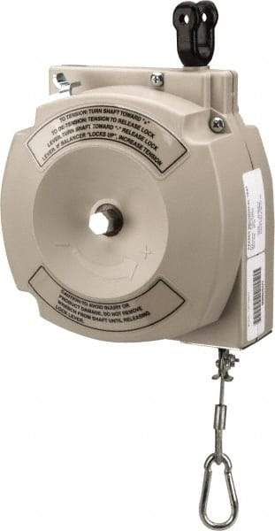 Aero-Motive - 9 Lb Load Capacity, 6.6' Travel Distance, Tool Balancer - Steel Cable, High Impact Composite Housing, Locking Mechanism - Apex Tool & Supply