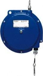 Aero-Motive - 22 Lb Load Capacity, 8' Travel Distance, Tool Balancer - Steel Cable, Cast Aluminum Housing, Tension Adjustment, Locking Mechanism - Apex Tool & Supply