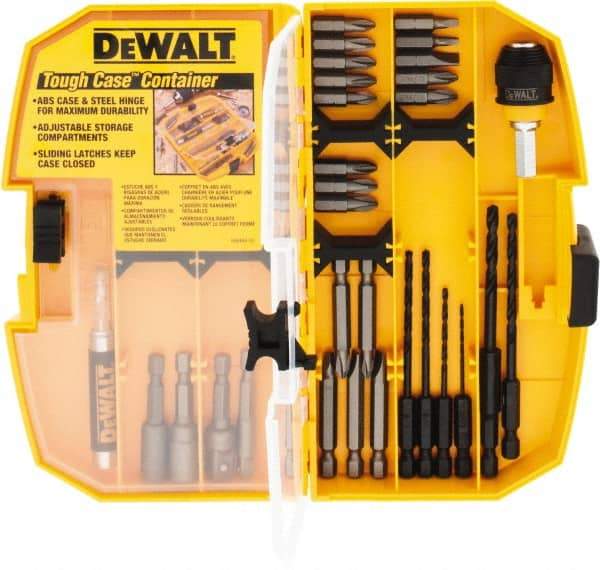 DeWALT - Power Drill Rapid Load Set - For Compact Magnetic Drive Guide Holds 1" Bit Tips - Apex Tool & Supply
