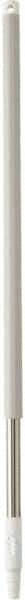 Vikan - 39-1/2 x 1-1/4" Stainless Steel Squeegee Handle - European Threaded Connection, White - Apex Tool & Supply