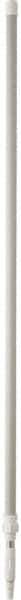 Vikan - 115 x 1-1/4" Aluminum Squeegee Handle - European Threaded Connection, White, Telescoping - Apex Tool & Supply