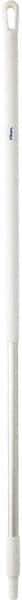 Vikan - 51 x 1-1/4" Aluminum Squeegee Handle - European Threaded Connection, White - Apex Tool & Supply