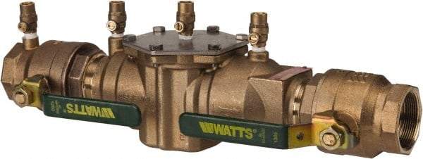 Watts - 2 Thread, Backflow Preventer Valve - Lead-Free, Use with Potable Water Applications - Apex Tool & Supply