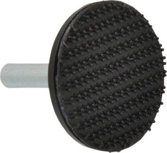 3M - 1-1/2" Diam Hook & Loop Disc Backing Pad - 1/4" Shank Diam, Firm Density, 25,000 RPM - Apex Tool & Supply