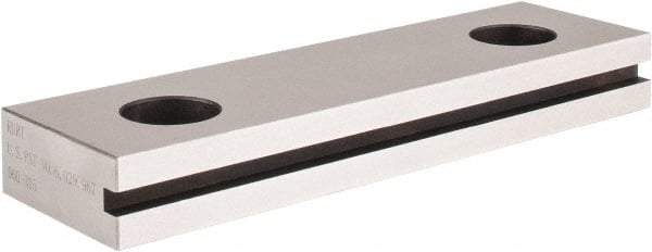 Kurt - Vise Jaw Plate - Steel, 5.969" Long, 0.752" Wide, 1.735" High - Apex Tool & Supply