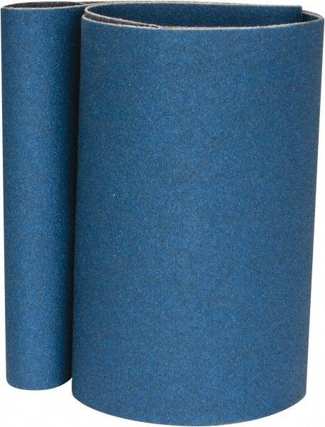 Norton - 4" Wide x 24" OAL, 120 Grit, Zirconia Alumina Abrasive Belt - Zirconia Alumina, Fine, Coated, Y Weighted Cloth Backing, Series 3X - Apex Tool & Supply