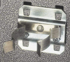 Triton - Spring Clip/Spray Can Holder Pegboard Hook - 3-3/4" Projection, Steel - Apex Tool & Supply