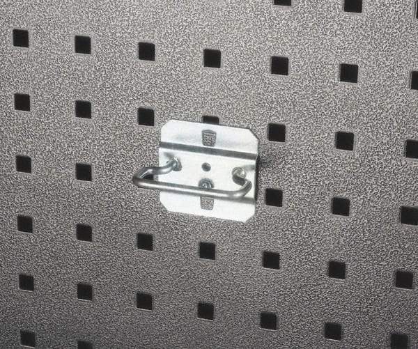 Triton - 3/16" Diam, 1-13/32" Long Closed Hammer/Plier Holder Pegboard Hook - 1-1/2" Projection, Steel - Apex Tool & Supply