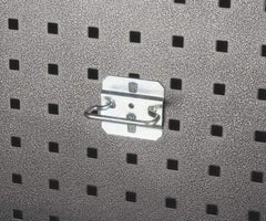 Triton - 3/16" Diam, 1-13/32" Long Closed Hammer/Plier Holder Pegboard Hook - 1-1/2" Projection, Steel - Apex Tool & Supply