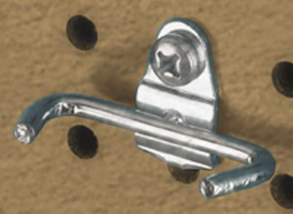 Triton - 3/16" Diam, 3/4" Long Plier Pegboard Hook - 1-3/16" Projection, Steel - Apex Tool & Supply