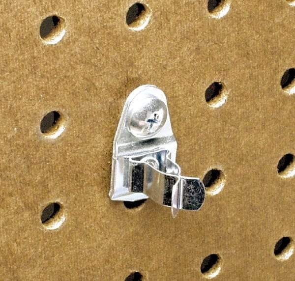 Triton - Extended Spring Clip Pegboard Hook - 7/8" Projection, Steel - Apex Tool & Supply
