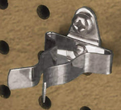 Triton - Extended Spring Clip Pegboard Hook - 2-1/8" Projection, Steel - Apex Tool & Supply