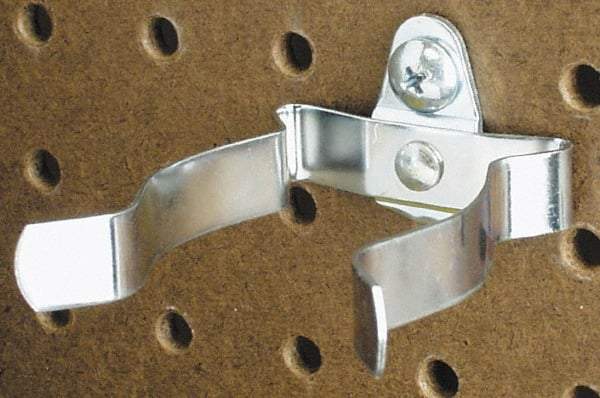 Triton - Spring Clip/Spray Can Holder Pegboard Hook - 2-7/8" Projection, Steel - Apex Tool & Supply