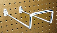 Triton - 2-3/4" ID, 1/4" Diam, 8" Long Double Closed End Loop Pegboard Hook - 8-5/8" Projection, 80° Bend, 2" Bend Length, Steel - Apex Tool & Supply