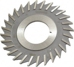 Value Collection - 2-1/2" Blade Diam x 3/32" Blade Thickness, 7/8" Hole, 28 Teeth, High Speed Steel Side Chip Saw - Straight Tooth, Arbor Connection, Uncoated - Apex Tool & Supply
