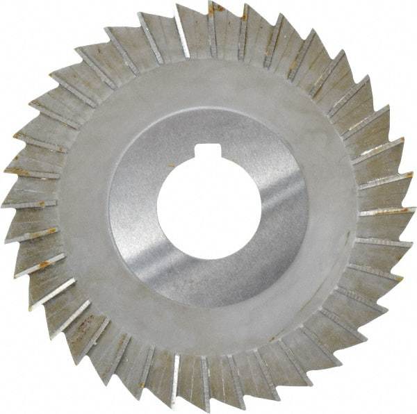 Value Collection - 5" Blade Diam x 1/8" Blade Thickness, 1-1/4" Hole, 40 Teeth, High Speed Steel Side Chip Saw - Straight Tooth, Arbor Connection, Uncoated - Apex Tool & Supply