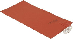 Value Collection - 12" Long x 6" Wide, Rectangular, Silicon Rubber, Standard Heat Blanket - 120 Volt, Plain Back, Use with Metal Containers - Apex Tool & Supply