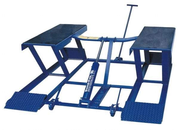 Bend-Pak - 6,000 Lb Portable Low Rise Pad Automotive Lift - 26' Max Height, 110/220 Volt, Steel - Apex Tool & Supply