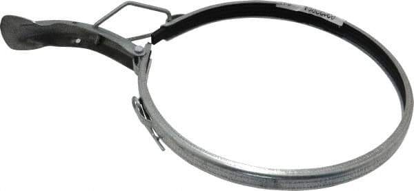 Made in USA - 6" ID Galvanized Duct Clamp with PVC Seal - Apex Tool & Supply