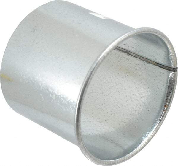 Made in USA - 5" ID Galvanized Duct Adapter - 4" Long, 22 Gage - Apex Tool & Supply